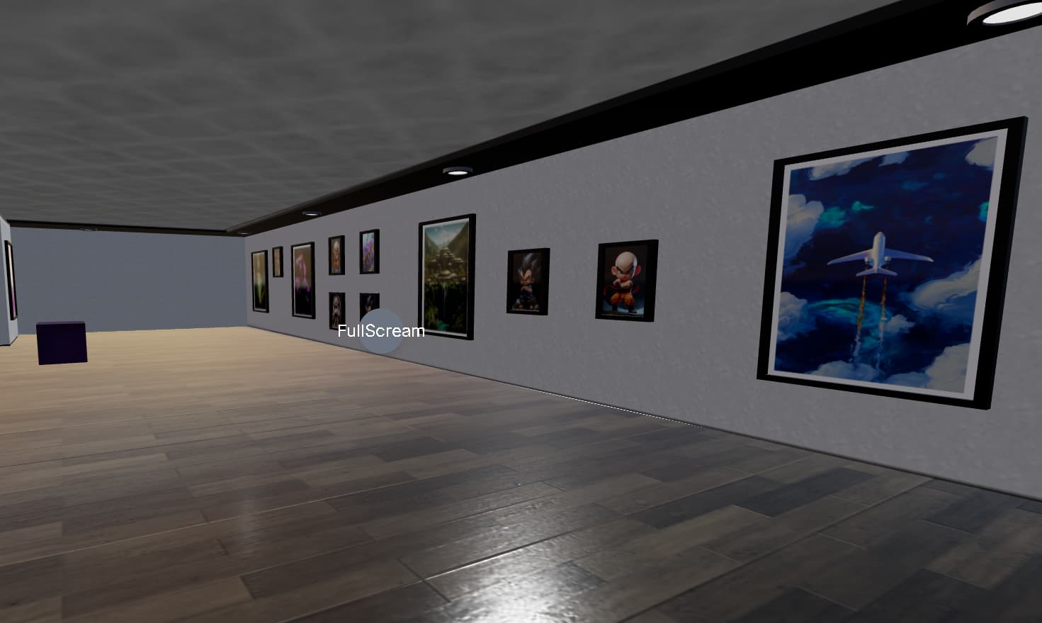 Exhibición virtual en el museo online
